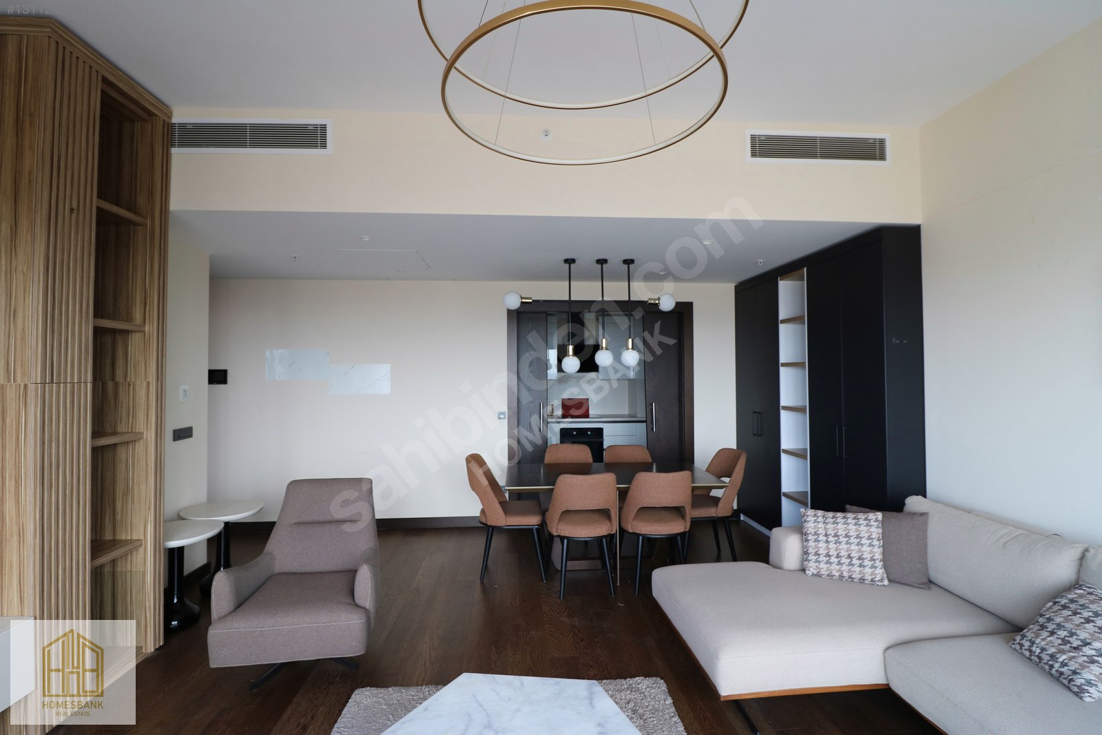 BOMANTİ ROTANA 34.KAT KAPALI MUTFAK BALKON 2+1 EŞYALI BOŞ DAİRE